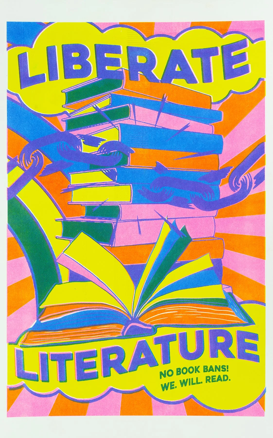 Book Ban Response Posters — APE BLEAKNEY